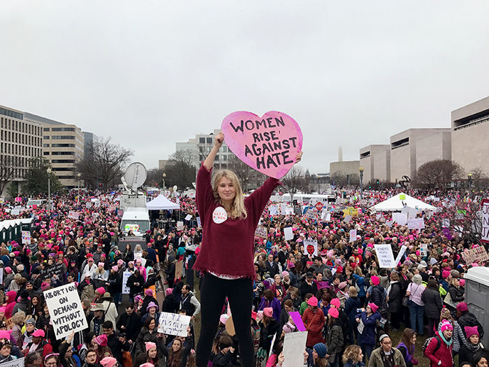 Women rise against hate